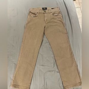 Lucky brand men’s denim vintage straight size 32x31 khaki color